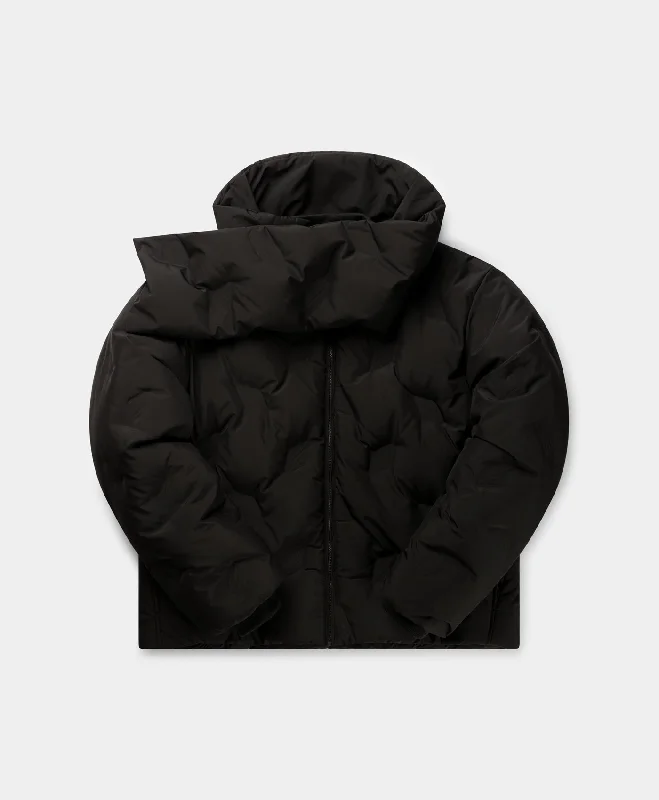 Jet Black Ayan Monogram Puffer Jacket