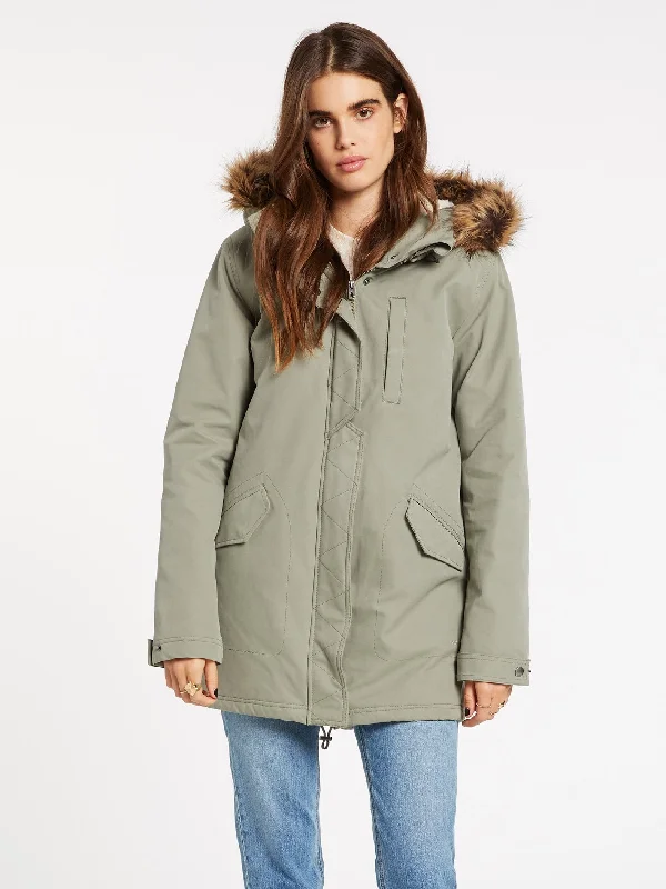 Less Is More 5K Parka - GREEN TEA