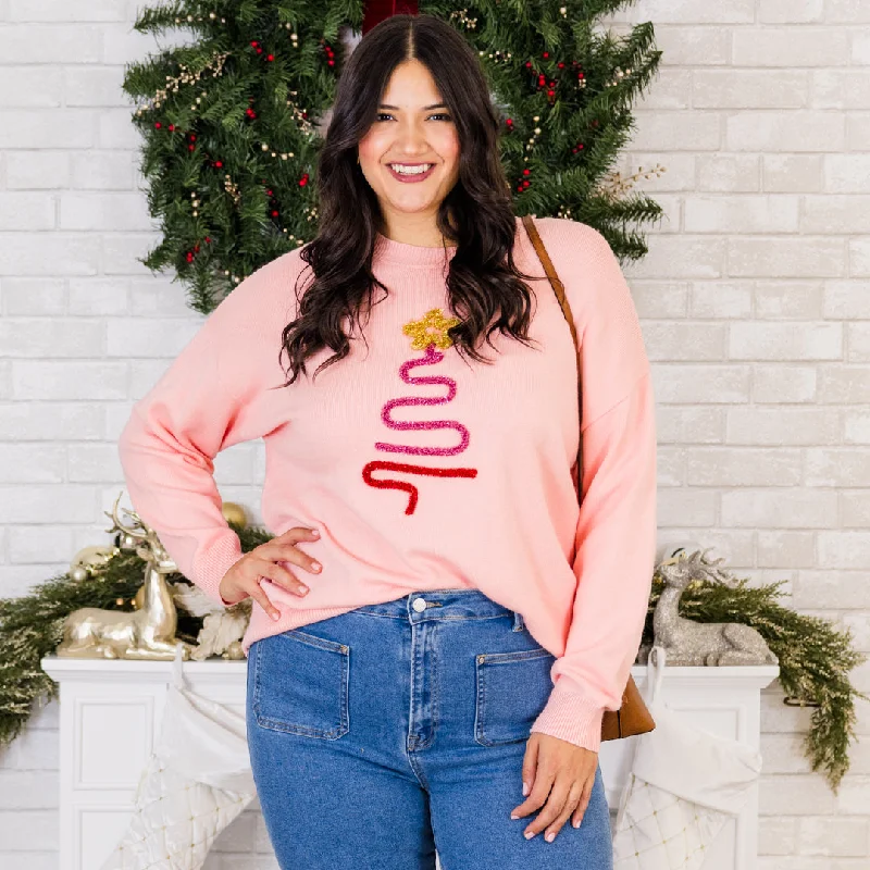 Star On The Top Sweater, Pink