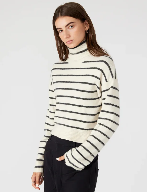 Narsha Sweater, Ivory Stripe