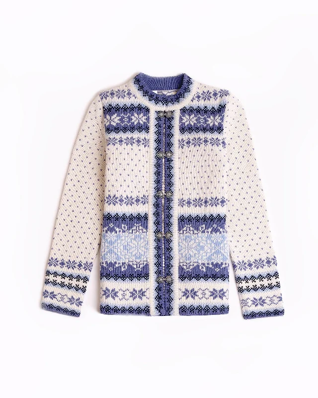 Tori jacquard knit cardigan