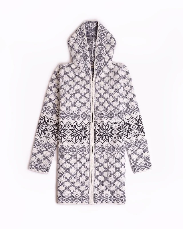 Varbla woolen zipper hooded coat