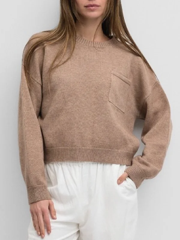 Lexi Pocket Sweater Mocha