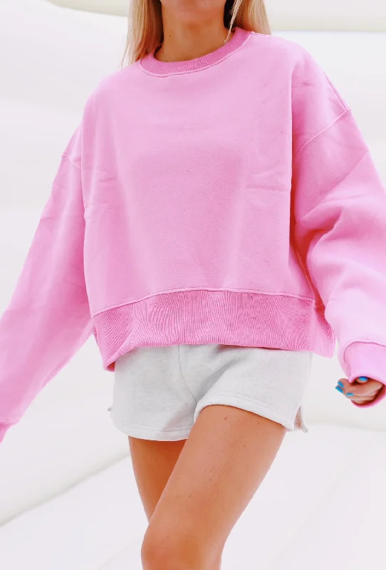 Softy Sweatshirt - Hot Pink