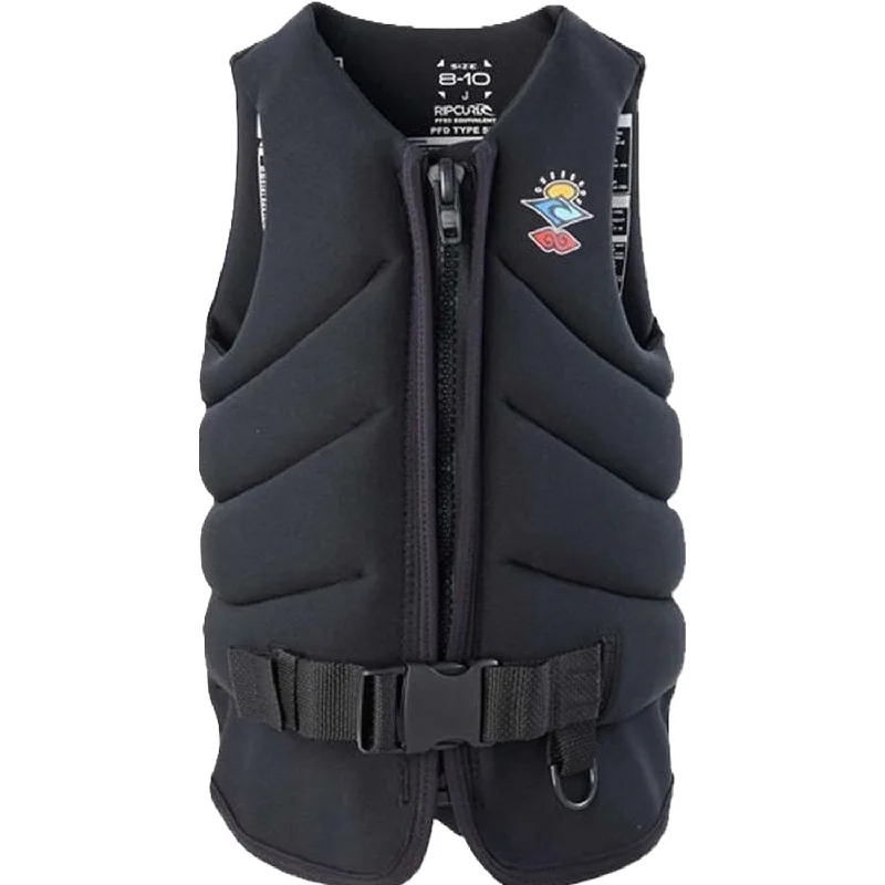 2025 RIPCURL BOYS DAWN PATROL VEST - BLACK