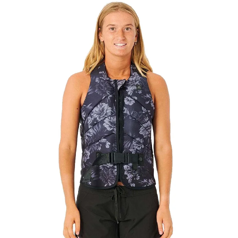 2025 RIPCURL WOMENS DAWN PATROL PRO VEST - BLACK